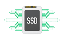 Highest I/O-performance via optional SSDs